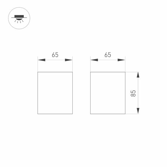 Arlight 031856 Светильник SP-ORIENT-SURFACE-TC-S65x65-10W Day4000 (BK, 30 deg, 230V) (Arlight, IP20 Металл, 5 лет) 031856, изображение 8