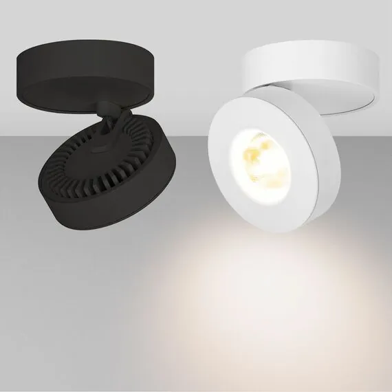 Arlight 025443(1) Светильник SP-MONA-SURFACE-R100-12W Warm3000 (BK, 24 deg) (Arlight, IP40 Металл, 3 года) 025443(1), изображение 4