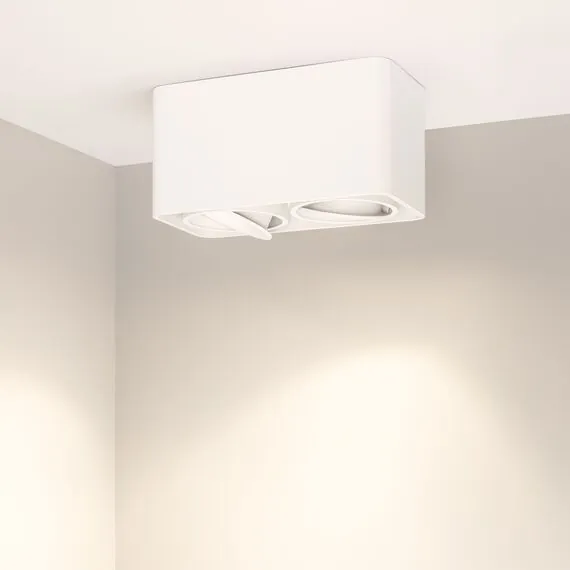 Arlight 036058 Светильник SP-CUBUS-S195x100-2x8W Warm3000 (WH, 45 deg, 230V) (Arlight, IP20 Металл, 3 года) 036058, изображение 6