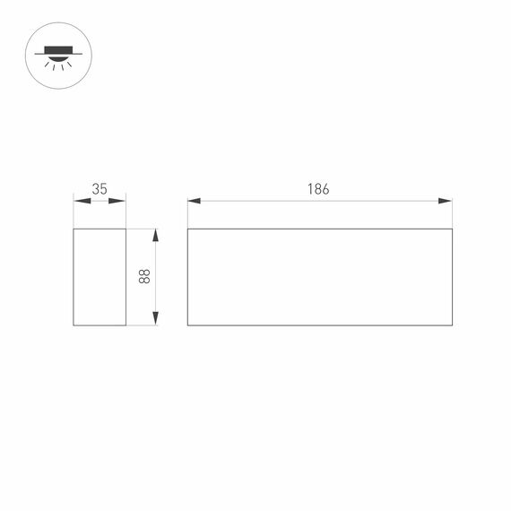 Arlight 031860 Светильник SP-ORIENT-SURFACE-TC-S186x35-15W Day4000 (WH, 30 deg, 230V) (Arlight, IP20 Металл, 5 лет) 031860, изображение 13