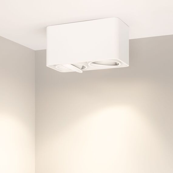 Arlight 036058 Светильник SP-CUBUS-S195x100-2x8W Warm3000 (WH, 45 deg, 230V) (Arlight, IP20 Металл, 3 года) 036058, изображение 6