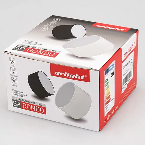 Arlight 022226 Светильник SP-RONDO-140A-18W Warm White (Arlight, IP40 Металл, 3 года) 022226, изображение 13