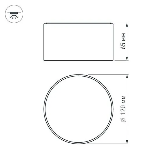 Arlight 022224 Светильник SP-RONDO-120A-12W Day White (Arlight, IP40 Металл, 3 года) 022224, изображение 14