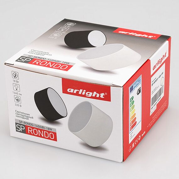 Arlight 022226 Светильник SP-RONDO-140A-18W Warm White (Arlight, IP40 Металл, 3 года) 022226, изображение 13