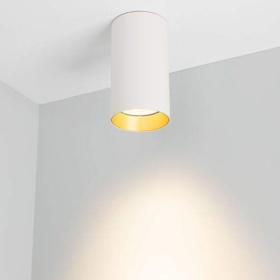 Arlight 022942 Светильник накладной SP-POLO-R85-1-15W Warm White 40deg (White, Gold Ring) (Arlight, IP20 Металл, 3 года) 022942, изображение 4