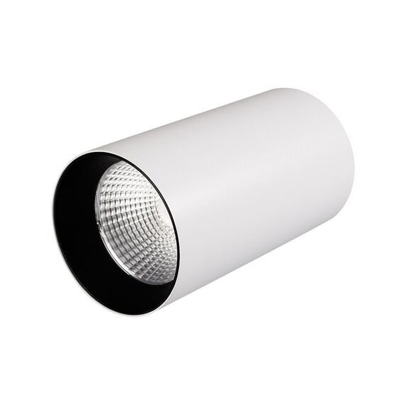 Arlight 022940 Светильник накладной SP-POLO-R85-1-15W Warm White 40deg (White, Black Ring) (Arlight, IP20 Металл, 3 года) 022940