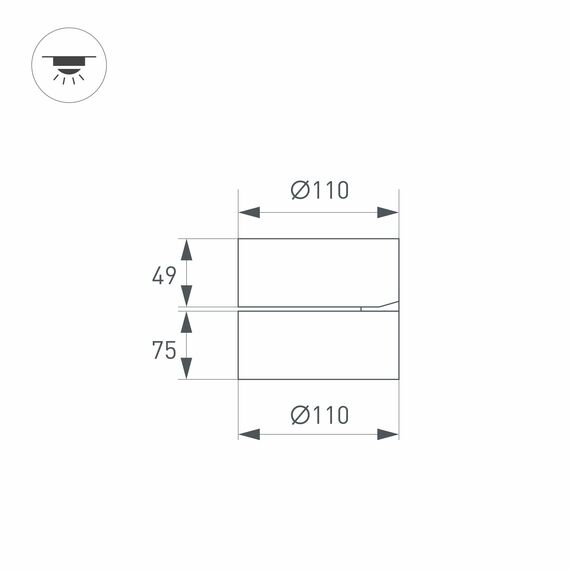Arlight 028160 Светильник SP-RONDO-FLAP-R110-25W Day4000 (WH, 110 deg) (Arlight, IP40 Металл, 3 года) 028160, изображение 14