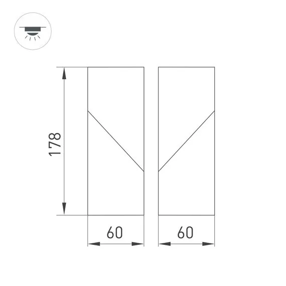 Arlight 026771(1) Светильник SP-TWIST-SURFACE-S60x60-12W Warm3000 (BK, 30 deg) (Arlight, IP40 Металл, 3 года) 026771(1), изображение 13