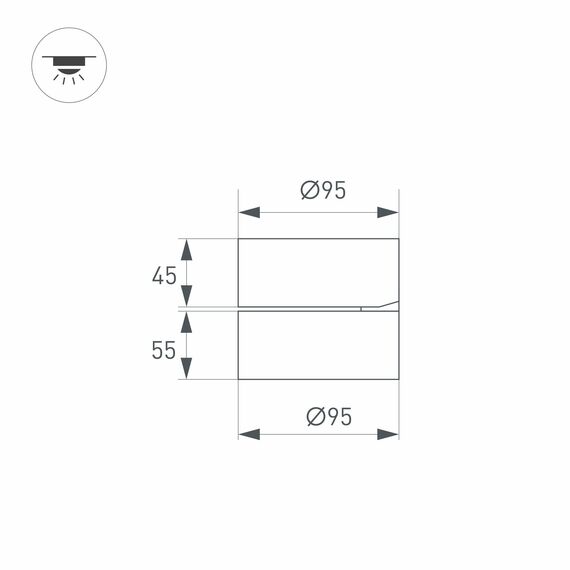 Arlight 028158 Светильник SP-RONDO-FLAP-R95-16W Warm3000 (BK, 110 deg) (Arlight, IP40 Металл, 3 года) 028158, изображение 14