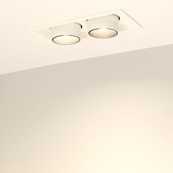 Arlight 031362 Светильник LTD-PULL-S110x210-2x10W Warm3000 (WH, 24 deg, 230V) (Arlight, IP20 Металл, 5 лет) 031362, изображение 9