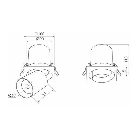 Arlight 026195 Светильник LGD-PULL-S100x100-10W White6000 (WH, 20 deg) (Arlight, IP20 Металл, 3 года) 026195, изображение 15