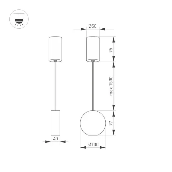 Arlight 032768 Светильник SP-ELEMENTA-ROLL-R100-9W Day4000 (WH, 39 deg, 230V) (Arlight, IP40 Металл, 3 года) 032768, изображение 12