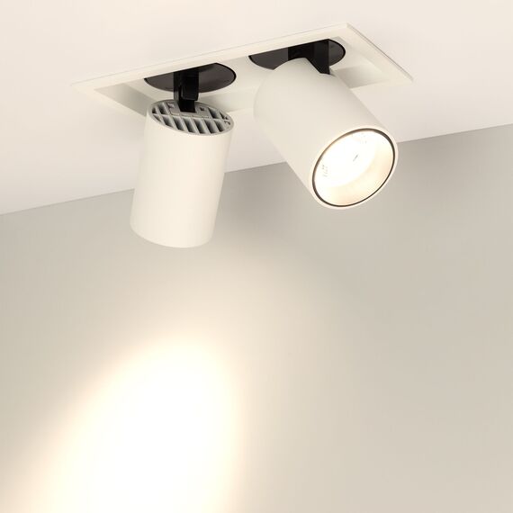 Arlight 031362 Светильник LTD-PULL-S110x210-2x10W Warm3000 (WH, 24 deg, 230V) (Arlight, IP20 Металл, 5 лет) 031362, изображение 3