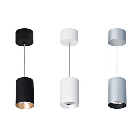 Arlight 022966 Светильник подвесной SP-POLO-R85-2-15W Day White 40deg (Silver, Black Ring) (Arlight, IP20 Металл, 3 года) 022966, изображение 7