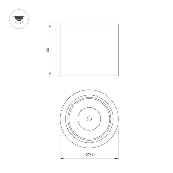 Arlight 046625 Светильник SP-DICE-R77-10W Day4000 (BK, 24 deg, 230V) (Arlight, IP54 Металл, 5 лет) 046625, изображение 10