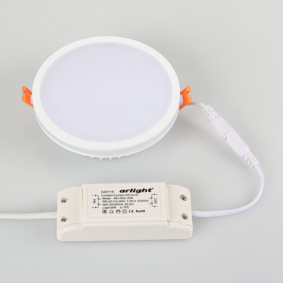 Arlight 020712 Светодиодная панель LTD-135SOL-20W Warm White (Arlight, IP44 Пластик, 3 года) 020712, изображение 12