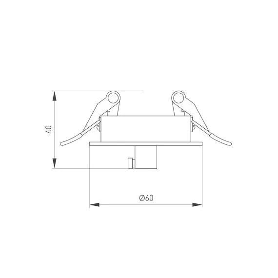 Arlight 046020 Чаша потолочная встраиваемая SPX-CANOPY-R60-C4 (BK) (Arlight, Металл) 046020, изображение 10