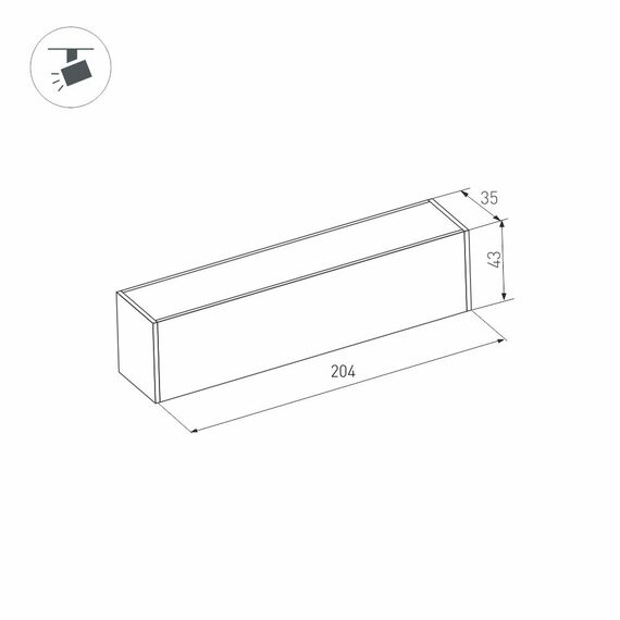 Arlight 026946 Светильник MAG-FLAT-45-L205-6W Warm3000 (BK, 100 deg, 24V) (Arlight, IP20 Металл, 3 года) 026946, изображение 9