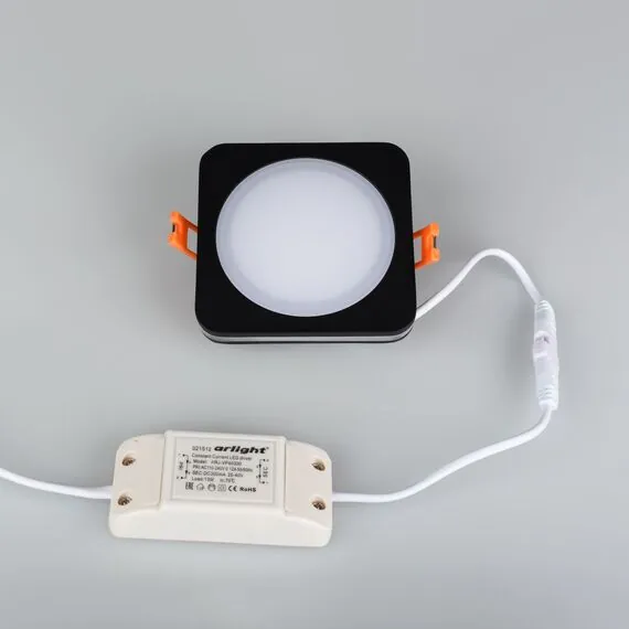Arlight 022556 Светодиодная панель LTD-96x96SOL-BK-10W Warm White (Arlight, IP44 Пластик, 3 года) 022556, изображение 5