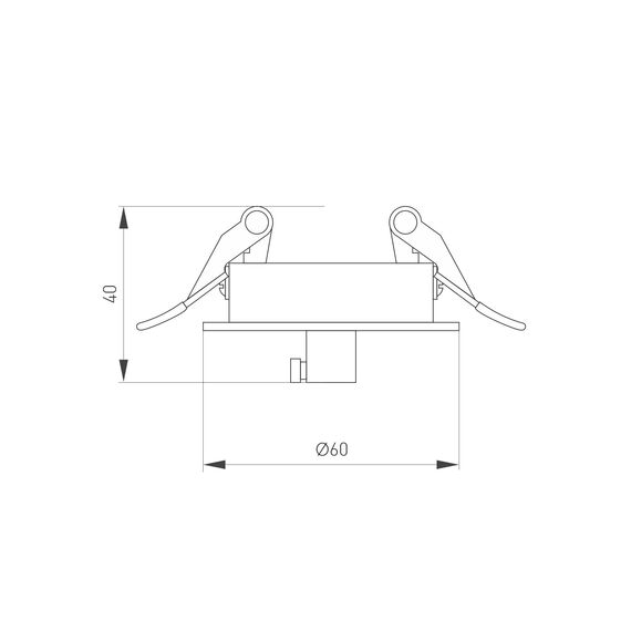 Arlight 046019 Чаша потолочная встраиваемая SPX-CANOPY-R60-C6,5 (BK) (Arlight, Металл) 046019, изображение 9