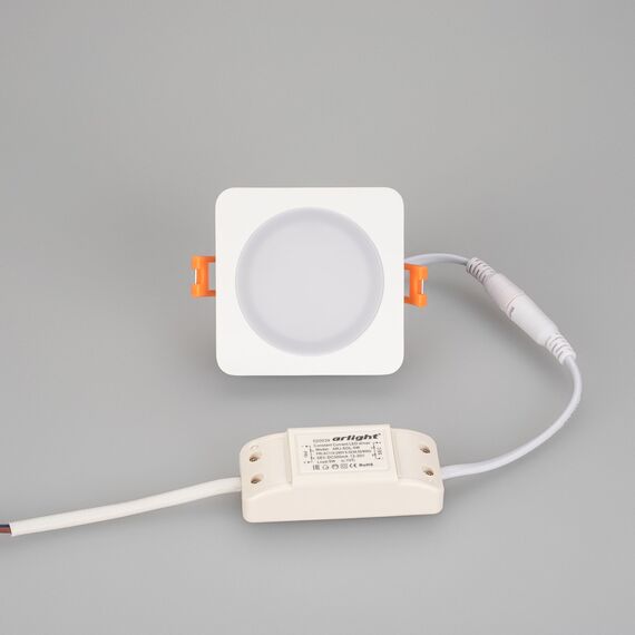 Arlight 016962 Светодиодная панель LTD-80x80SOL-5W Warm White 3000K (Arlight, IP44 Пластик, 3 года) 016962, изображение 6