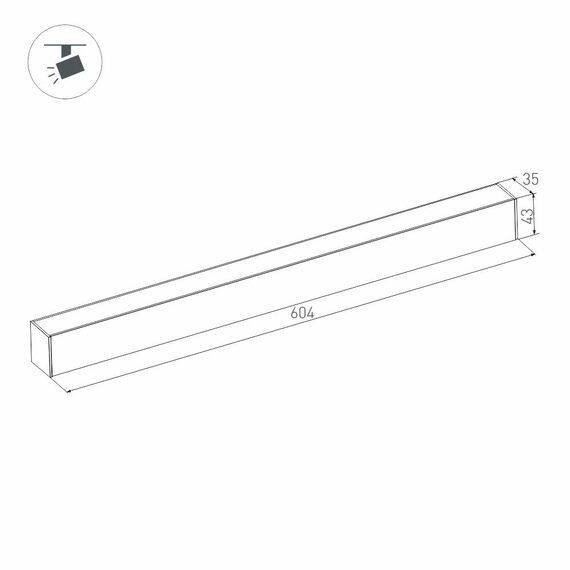 Arlight 026954 Светильник MAG-FLAT-45-L605-18W Warm3000 (BK, 100 deg, 24V) (Arlight, IP20 Металл, 3 года) 026954, изображение 7