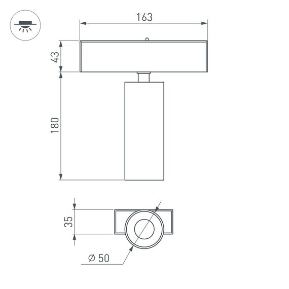 Arlight 046594 Светильник MAG-SPOT-45-R65-18W Day4000 (BK, 36 deg, 24V, DALI) (Arlight, IP20 Металл, 3 года) 046594, изображение 9