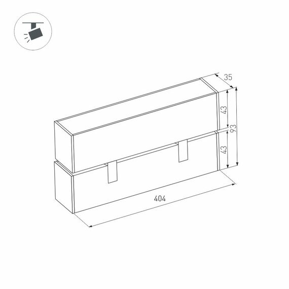 Arlight 026991 Светильник MAG-FLAT-FOLD-45-S405-12W Warm3000 (BK, 100 deg, 24V) (Arlight, IP20 Металл, 3 года) 026991, изображение 10