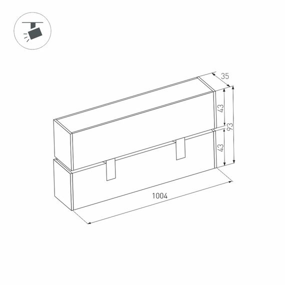 Arlight 027001 Светильник MAG-FLAT-FOLD-45-S1005-30W Warm3000 (WH, 100 deg, 24V) (Arlight, IP20 Металл, 3 года) 027001, изображение 4