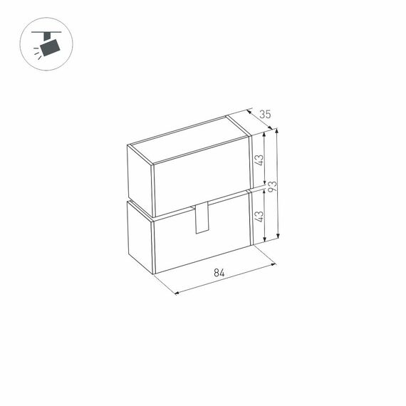 Arlight 027626 Светильник MAG-LASER-FOLD-45-S84-3W Day4000 (WH, 15 deg, 24V) (Arlight, IP20 Металл, 3 года) 027626, изображение 7