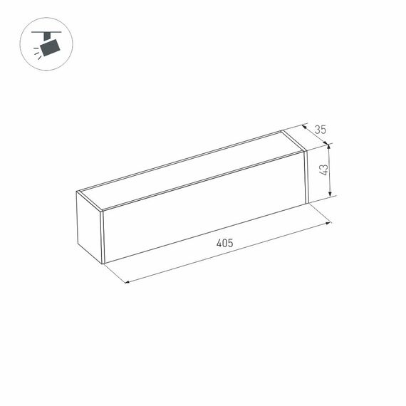 Arlight 026950 Светильник MAG-FLAT-45-L405-12W Warm3000 (BK, 100 deg, 24V) (Arlight, IP20 Металл, 3 года) 026950, изображение 12
