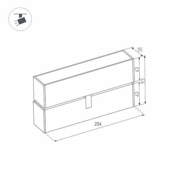 Arlight 026987 Светильник MAG-FLAT-FOLD-45-S205-6W Warm3000 (BK, 100 deg, 24V) (Arlight, IP20 Металл, 3 года) 026987, изображение 13