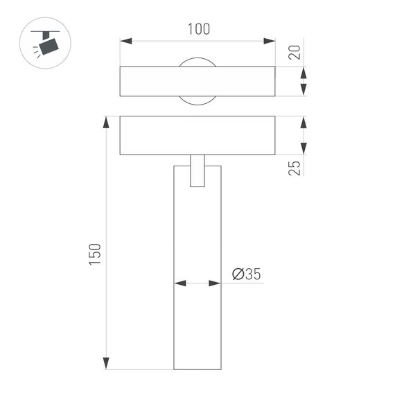 Arlight 050076 Светильник MAG-SPOT-25-R120-12W Day4000 (WH, 30 deg, 24V) (Arlight, IP20 Металл, 3 года) 050076, изображение 8