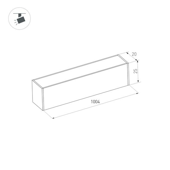 Arlight 034216 Светильник MAG-FLAT-25-L1000-30W Warm3000 (BK, 100 deg, 24V) (Arlight, IP20 Металл, 3 года) 034216, изображение 11