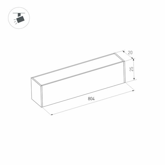 Arlight 034213 Светильник MAG-FLAT-25-L800-24W Warm3000 (BK, 100 deg, 24V) (Arlight, IP20 Металл, 3 года) 034213, изображение 11
