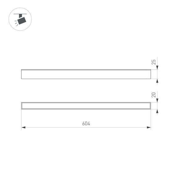 Arlight 046334 Светильник MAG-FLAT-25-L600-18W Day4000 (BK, 100 deg, 24V, DALI) (Arlight, IP20 Металл, 3 года) 046334, изображение 11