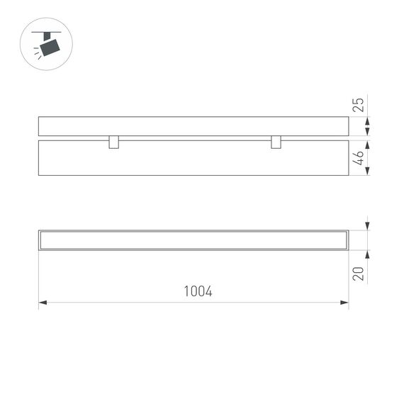 Arlight 034242 Светильник MAG-FLAT-FOLD-25-S1004-30W Warm3000 (BK, 100 deg, 24V) (Arlight, IP20 Металл, 3 года) 034242, изображение 9