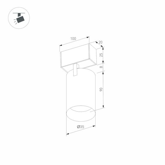 Arlight 033240 Светильник MAG-SPOT-25-R90-9W Day4000 (BK, 30 deg, 24V) (Arlight, IP20 Металл, 3 года) 033240, изображение 15