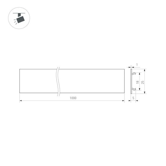 Arlight 038422 Крышка MAG-ORIENT-COVER-2620-1000 (WH) (Arlight, Пластик) 038422, изображение 4