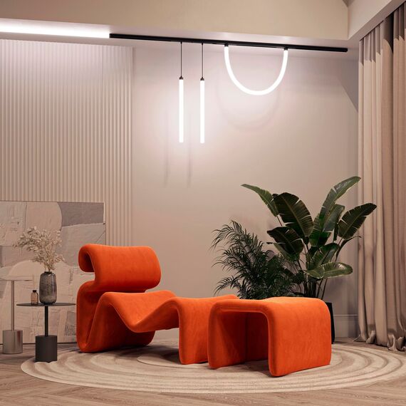 Arlight 034042 Светильник MAG-FLEX-TUBE-HANG-L500-7W Day4000 (BK, 360 deg, 48V) (Arlight, IP20 Металл, 3 года) 034042, изображение 8