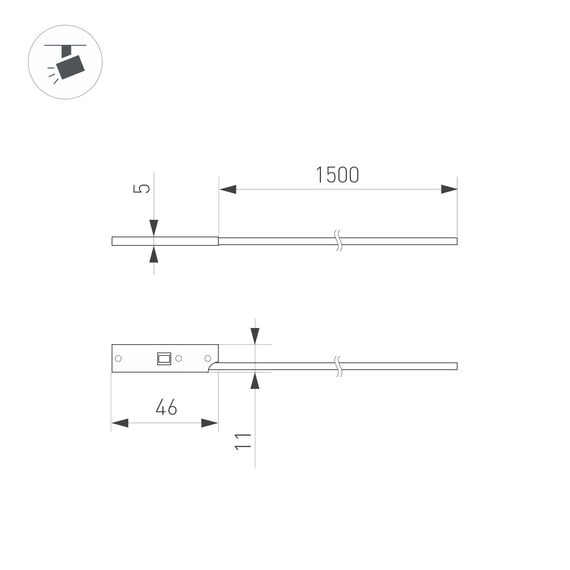 Arlight 043052 Коннектор питания MAG-MICROCOSM-CON-POWER (BK) (Arlight, IP20 Пластик) 043052, изображение 5