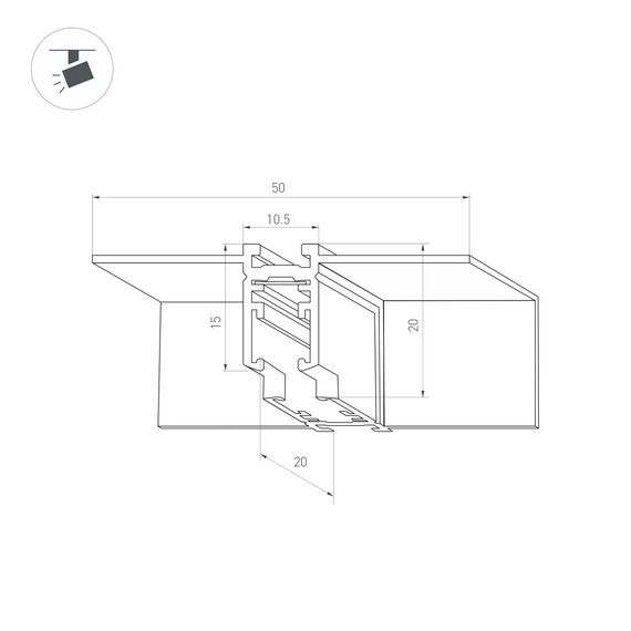 Arlight 044525 Коннектор угловой MAG-MICROCOSM-CON-FDW-L90-INT (BK, внутренний) (Arlight, IP20) 044525, изображение 4