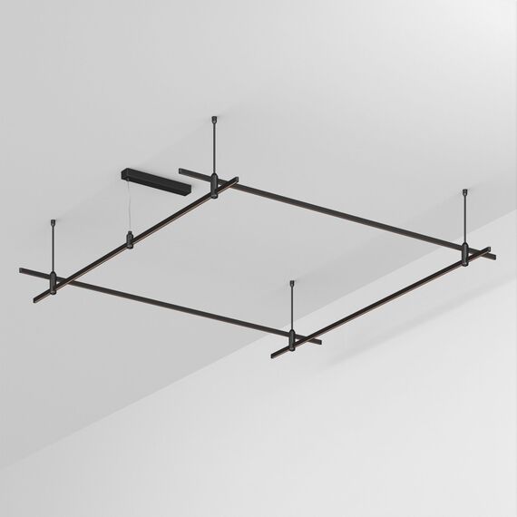 Arlight 048523 Трек ART-APRIORI-QUADRAT-ROD-400-2000x2000 (BK) (Arlight, IP20 Металл, 3 года) 048523