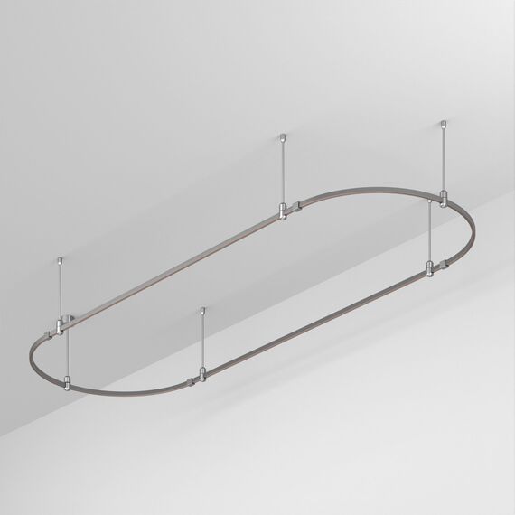 Arlight 050197 Трек ART-APRIORI-OVAL-ROD-400-3000x1000 (TN) (Arlight, IP20 Металл, 3 года) 050197