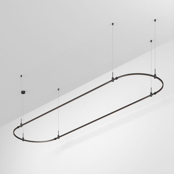 Arlight 048510 Трек ART-APRIORI-OVAL-HANG-4000x1000 (BK) (Arlight, IP20 Металл, 3 года) 048510