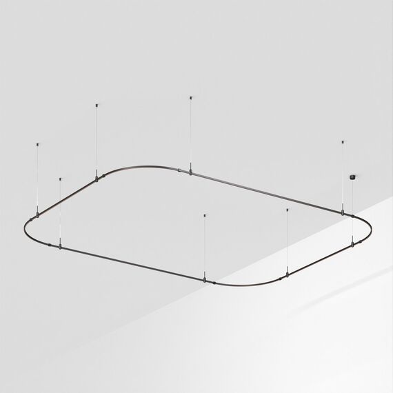 Arlight 048539 Трек ART-APRIORI-RECTANGLE-SOFT-HANG-4500x3500 (BK) (Arlight, IP20 Металл, 3 года) 048539