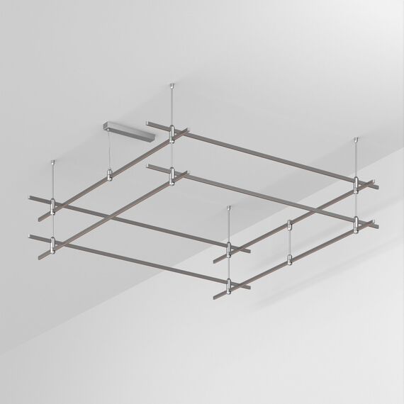 Arlight 050207 Трек ART-APRIORI-QUADRAT-2-ROD-400-2000x2000 (TN) (Arlight, IP20 Металл, 3 года) 050207