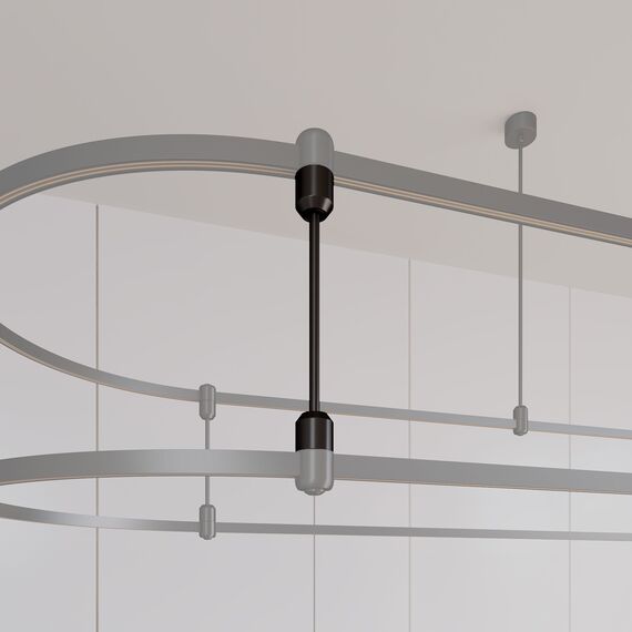 Arlight 039415 Коннектор жесткий с питанием ART-APRIORI-CON-ROD-A-L260-POWER (BK, вертикальный) (Arlight, IP20 Металл, 3 года) 039415, изображение 4