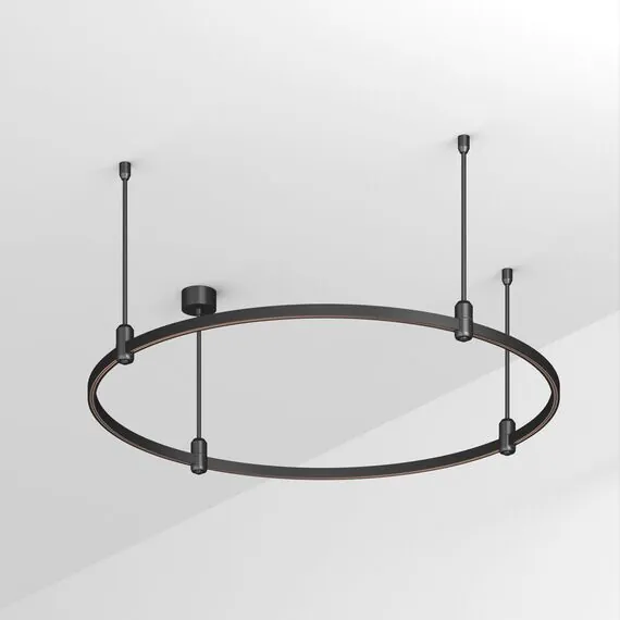 Arlight 048496 Трек ART-APRIORI-ROUND-ROD-400-R1000 (BK) (Arlight, IP20 Металл, 3 года) 048496