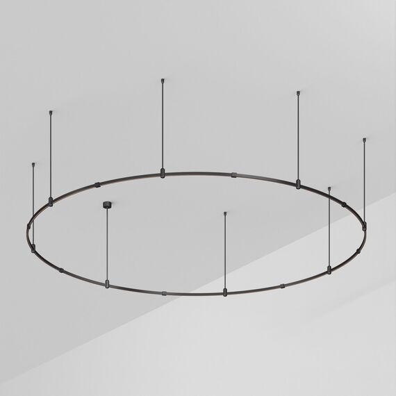 Arlight 048500 Трек ART-APRIORI-ROUND-ROD-800-R3000 (BK) (Arlight, IP20 Металл, 3 года) 048500